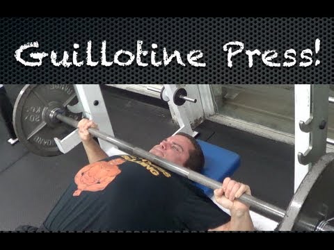 How To Do The Guillotine Press