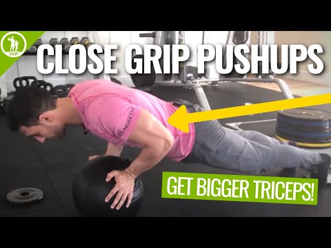 How To Do Close Grip Push-ups For Bigger Triceps – Complete Video Tutorial &amp; Form Guide