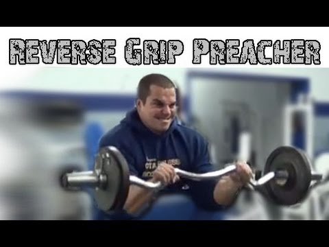 Reverse Grip Preacher Curls