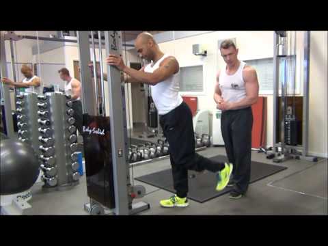 Standing Cable Leg Curls