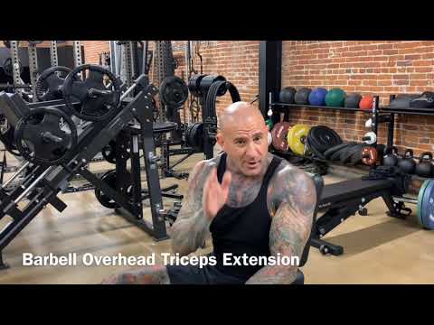 Barbell Overhead Triceps Extension Tips