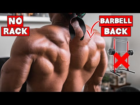 BARBELL BACK WORKOUT AT HOME | NO RACK NEEDED!