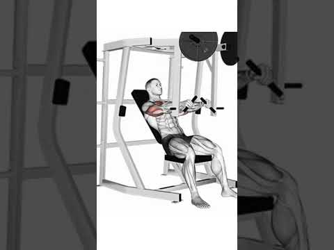 How To: Decline Chest Press Machine | Muscles Worked And Benefits | Health Fitness #shorts