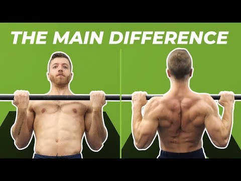 CHIN UPS vs. PULL UPS — The Difference, Muscles Worked, and Benefits