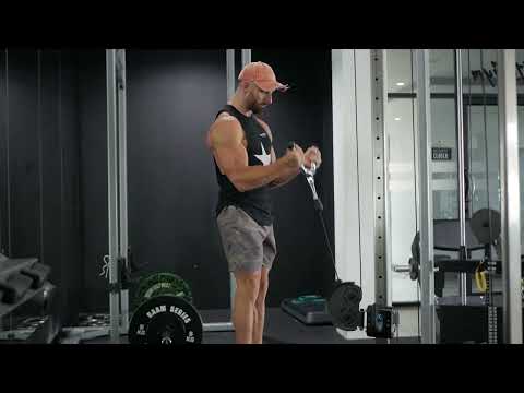 How To Do V Bar Bicep Cable Curls