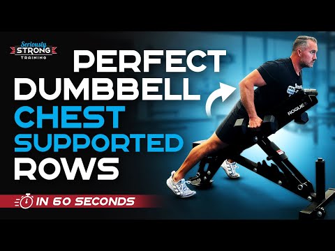 How to do Dumbbell Chest Supported Rows with Perfect Form