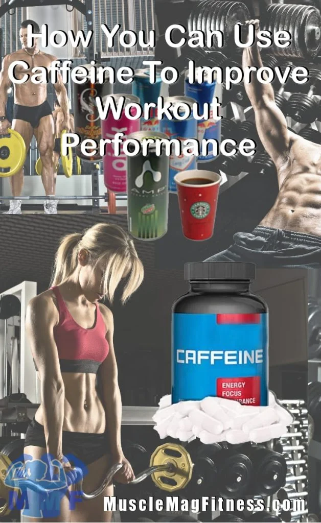 Pin on Cans of energy drinks and bottle of caffeine to improve workout performance.