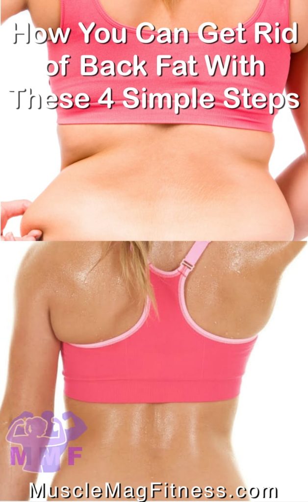 Pin image of How You Can Get Rid of Back Fat With These 4 Simple Steps