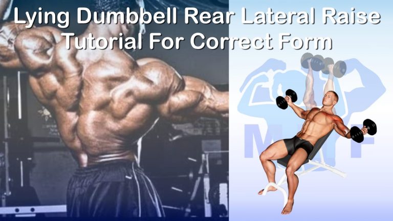 Lying Dumbbell Rear Lateral Raise - Tutorial For Correct Form