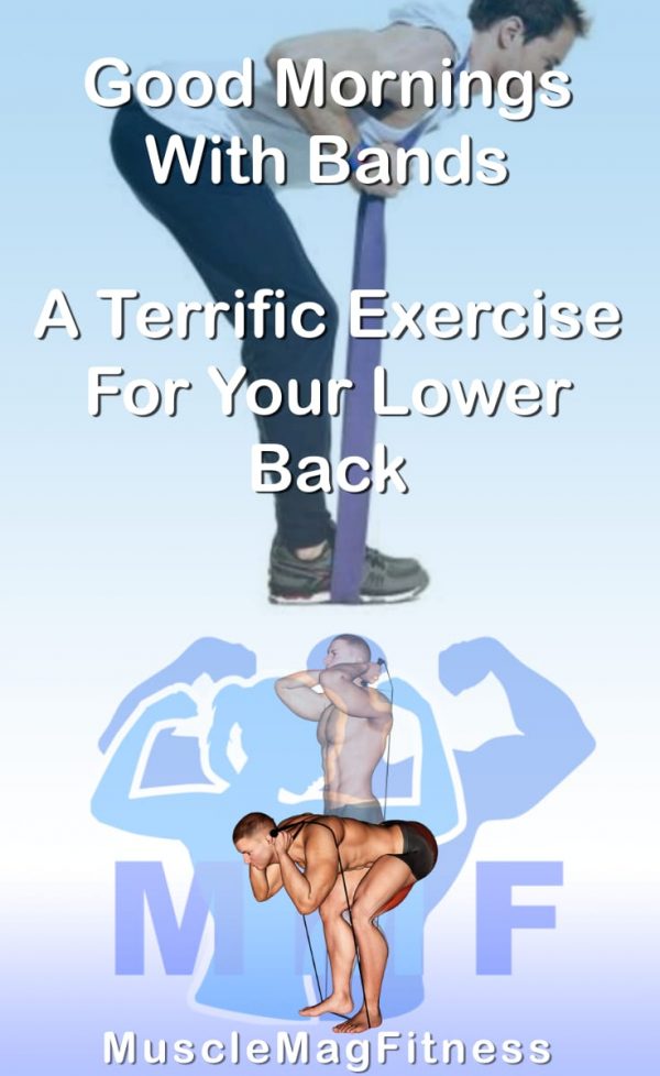 Good Mornings With Bands A Terrific Exercise For Your Lower Back