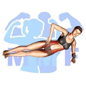 Graphic image of Side Plank Hip Dip.