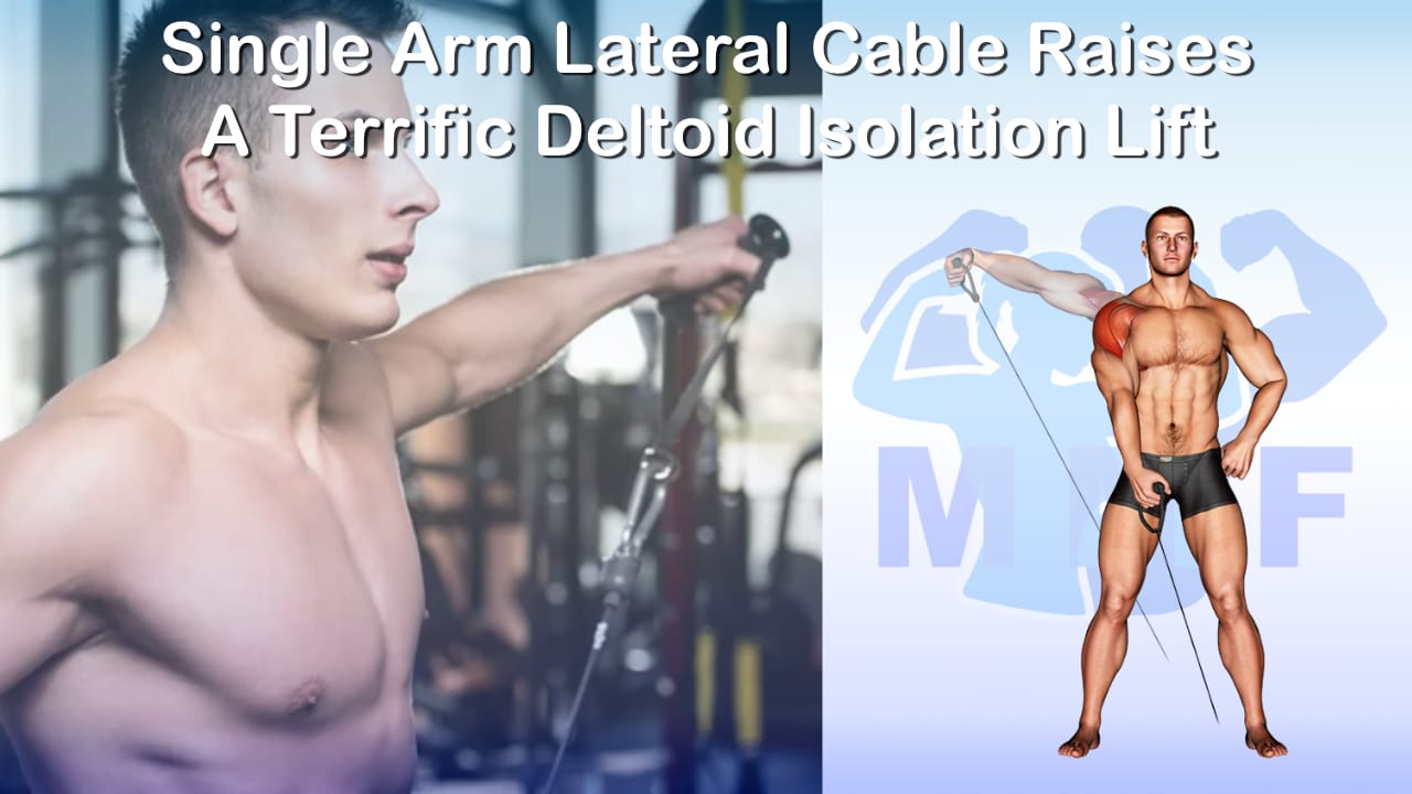 Single Arm Lateral Cable Raises A Terrific Deltoid Isolation Lift