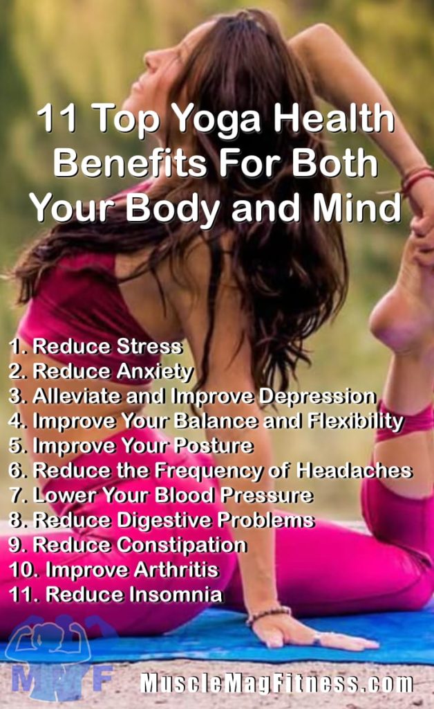 11 Top Yoga Health Benefits For Both Your Body and Mind