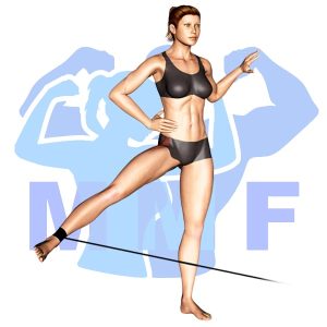 Graphic image of Resistance Band Abductors.