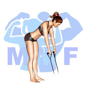Graphic image of Resistance Band Hip Extensions.