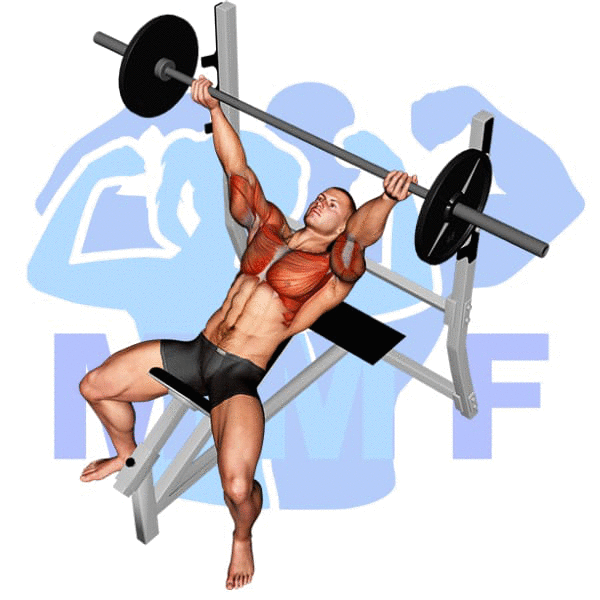 Graphic image of a fit man performing alternate cable triceps extensions.