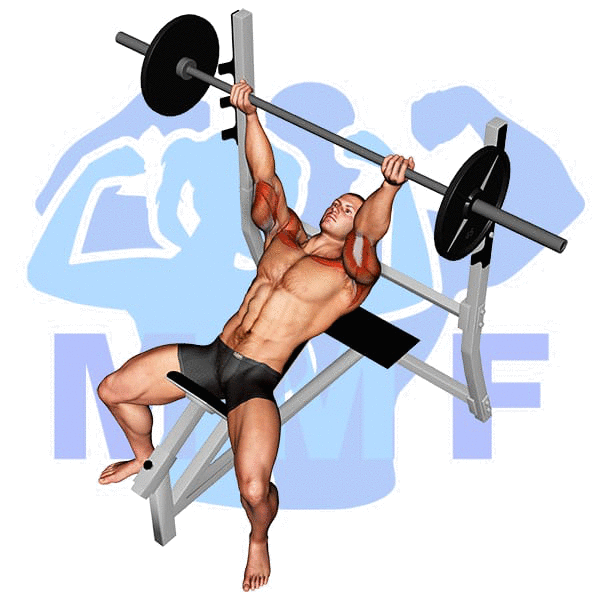 Graphic image of a fit man performing alternate cable triceps extensions.