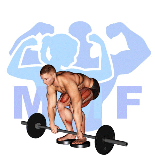 Graphic image of a fit man performing alternate cable triceps extensions.