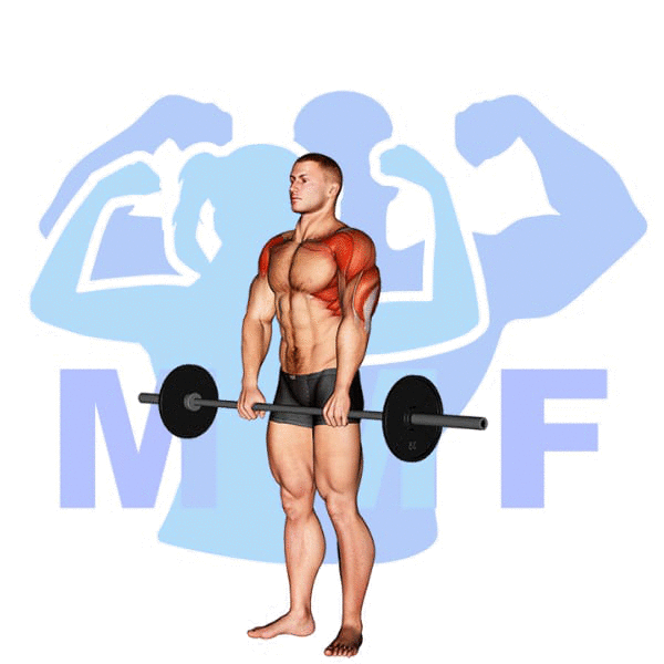 Graphic image of a fit man performing alternate cable triceps extensions.