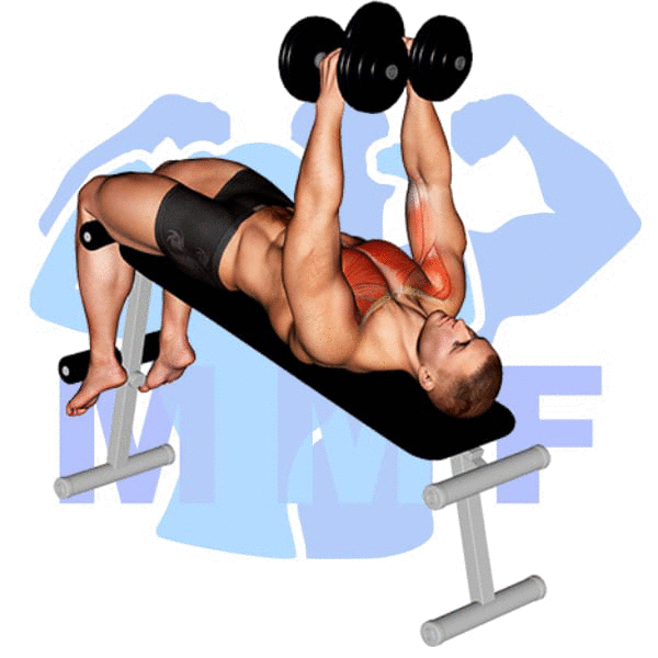 Graphic image of a fit man performing alternate cable triceps extensions.