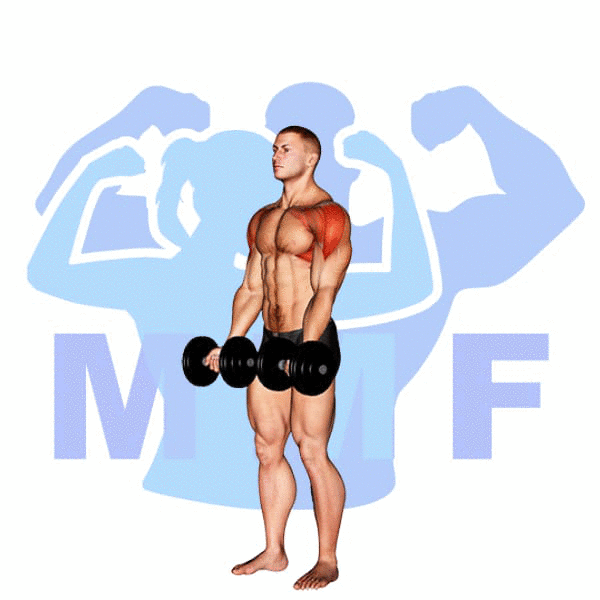Man Performing Dumbbell Around The World