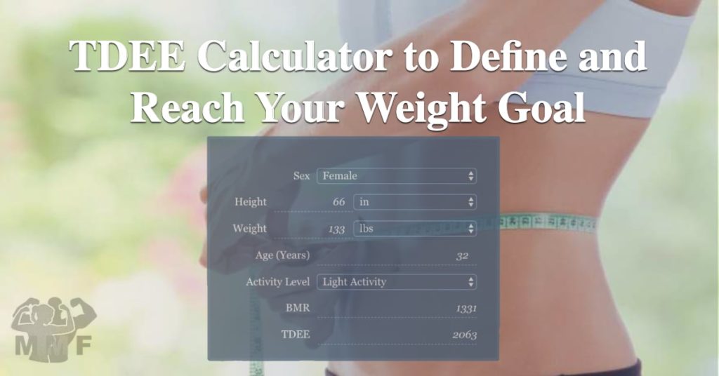 TDEE Calculator to Define and Reach Your Weight Goal - When you are trying to lose weight or gain weight you need to know your Total Daily Energy Expenditure (TDEE). This TDEE Calculator will help you define your plan to reach your weight goals.