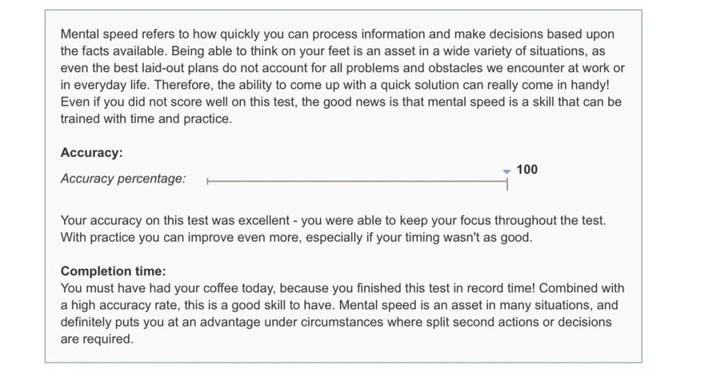 Mental Test Improve Brain Power