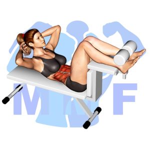 Graphic image of Bench Crunch.