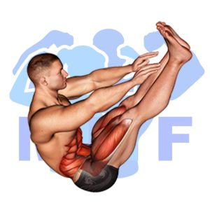Graphic image of Jack Knife Sit Up.