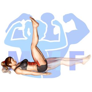 Graphic image of Leg Lift.