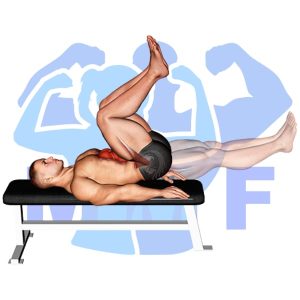Graphic image of Leg Lift Knee Raise.