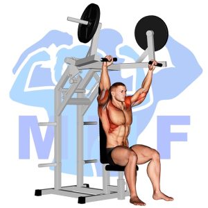 Graphic image of Lever Military Press (Machine).