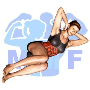 Graphic image of Side Crunch.