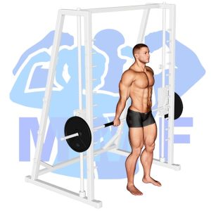 Graphic image of Smith Machine Wrist Curl.