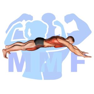 Graphic image of Superman Push Up.