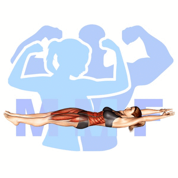 Graphic image of a fit woman performing V Up.